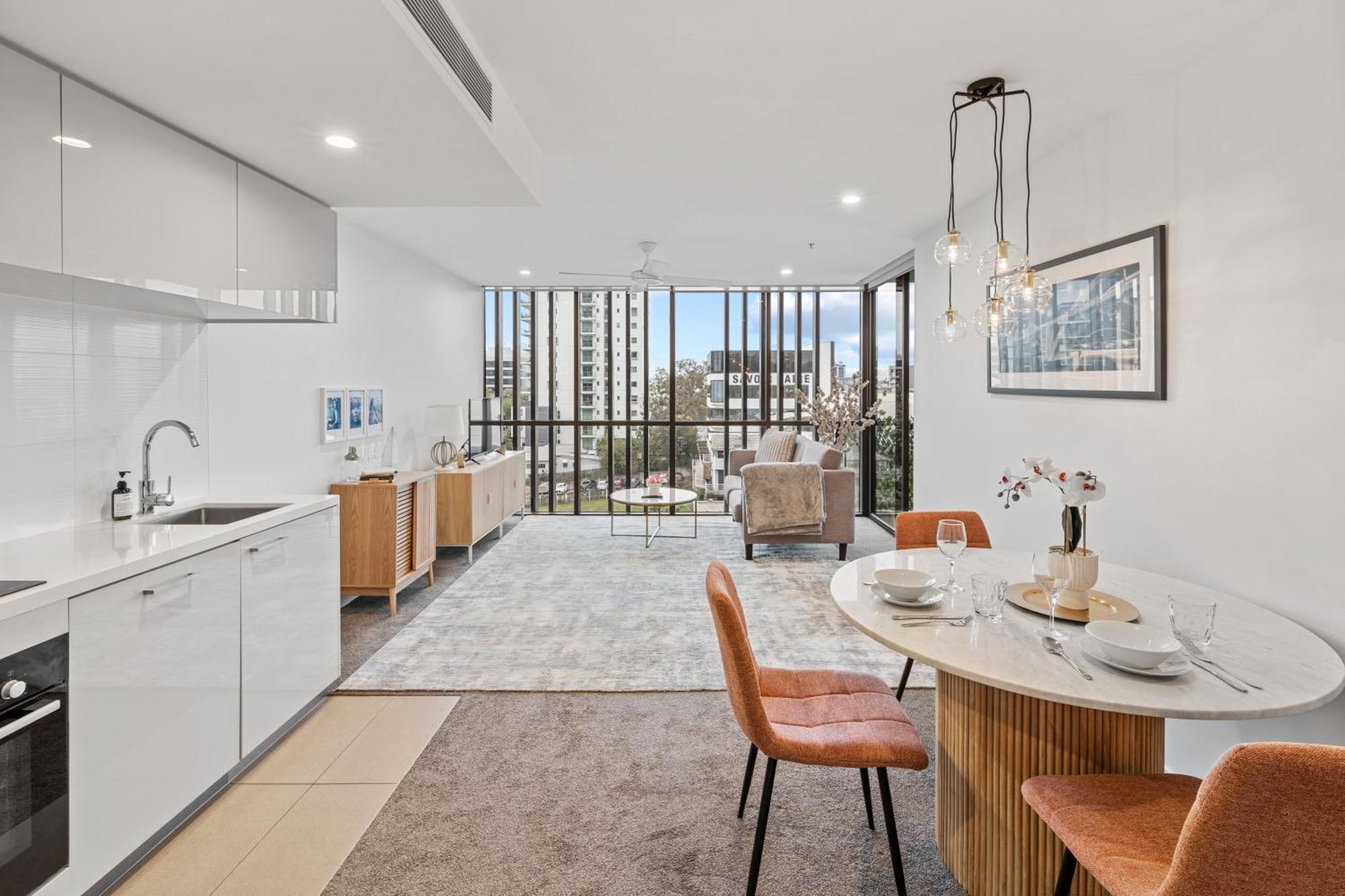 Hearty Milton Apartments 布里斯班 外观 照片